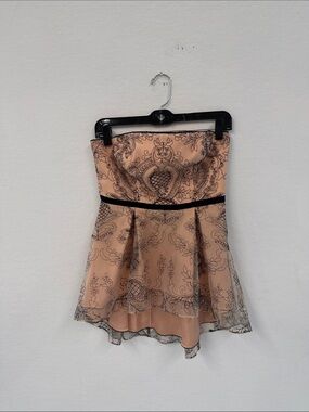 Moulinette Soeurs Strapless Lace Overlay Top